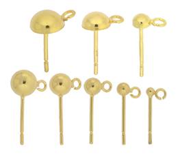 Vermeil Ball Earrings